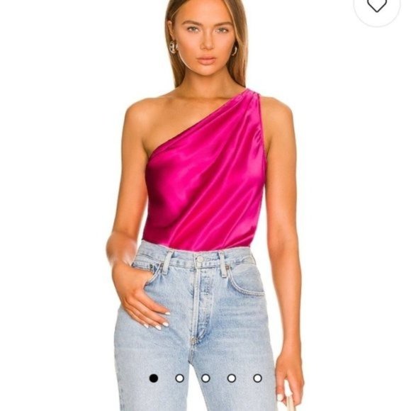 Cami NYC Darby Bodysuit in Magenta - Picture 1 of 11